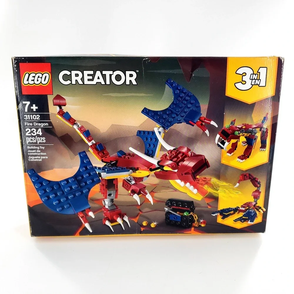 LEGO CREATOR: Fire Dragon (31102) Damaged Box Brand New Factory Sealed